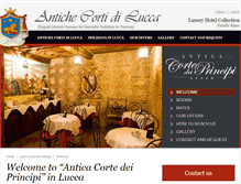 Tablet Screenshot of anticacortedeiprincipi.it